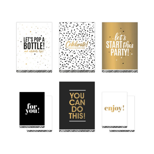 Let's Party - voordeel kaartenset - 80 stuks | CollectivWarehouse