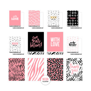 XXL Neon - voordeel kaartenset - 180 stuks | CollectivWarehouse
