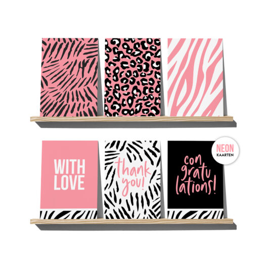 XXL Neon - voordeel kaartenset - 180 stuks | CollectivWarehouse