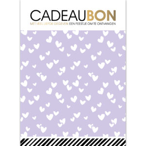 Cadeaubonnen Solo Hearts lila | CollectivWarehouse
