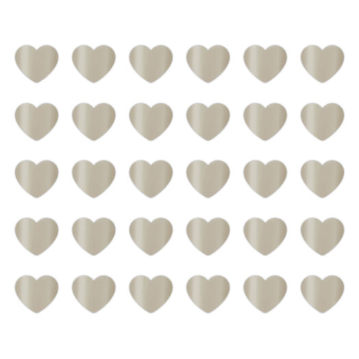 Cadeaustickers champagne mini hearts | CollectivWarehouse