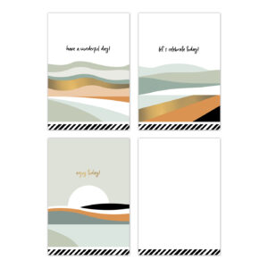 Minikaartjes Blending Lines mix 30stuks | CollectivWarehouse