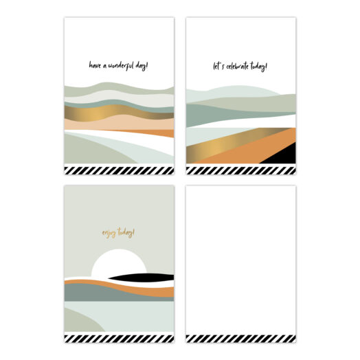 Minikaartjes Blending Lines mix 30stuks | CollectivWarehouse