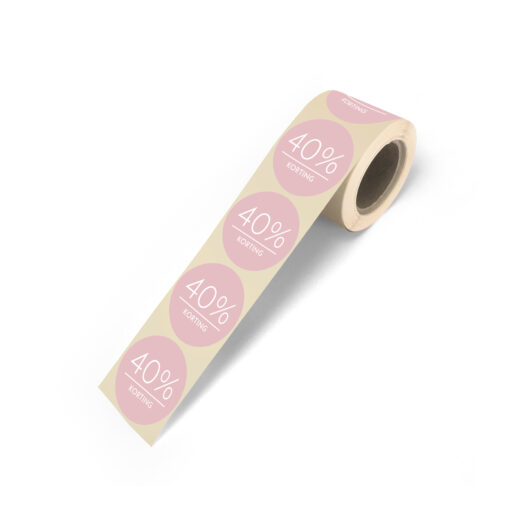Kortingsstickers op rol 40% korting | CollectivWarehouse
