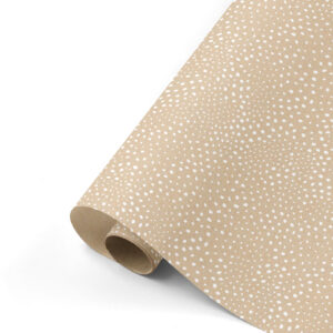 Cadeaupapier Flocks '23 kraft/wit | CollectivWarehouse