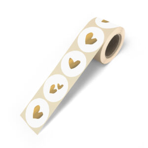 Cadeaustickers Solo Hearts goud | CollectivWarehouse