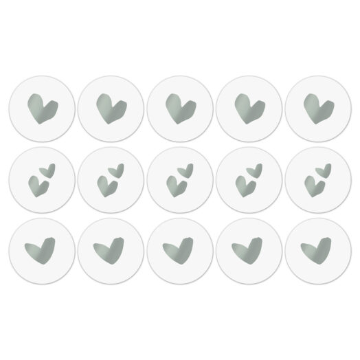 Cadeaustickers Solo Hearts mint | CollectivWarehouse