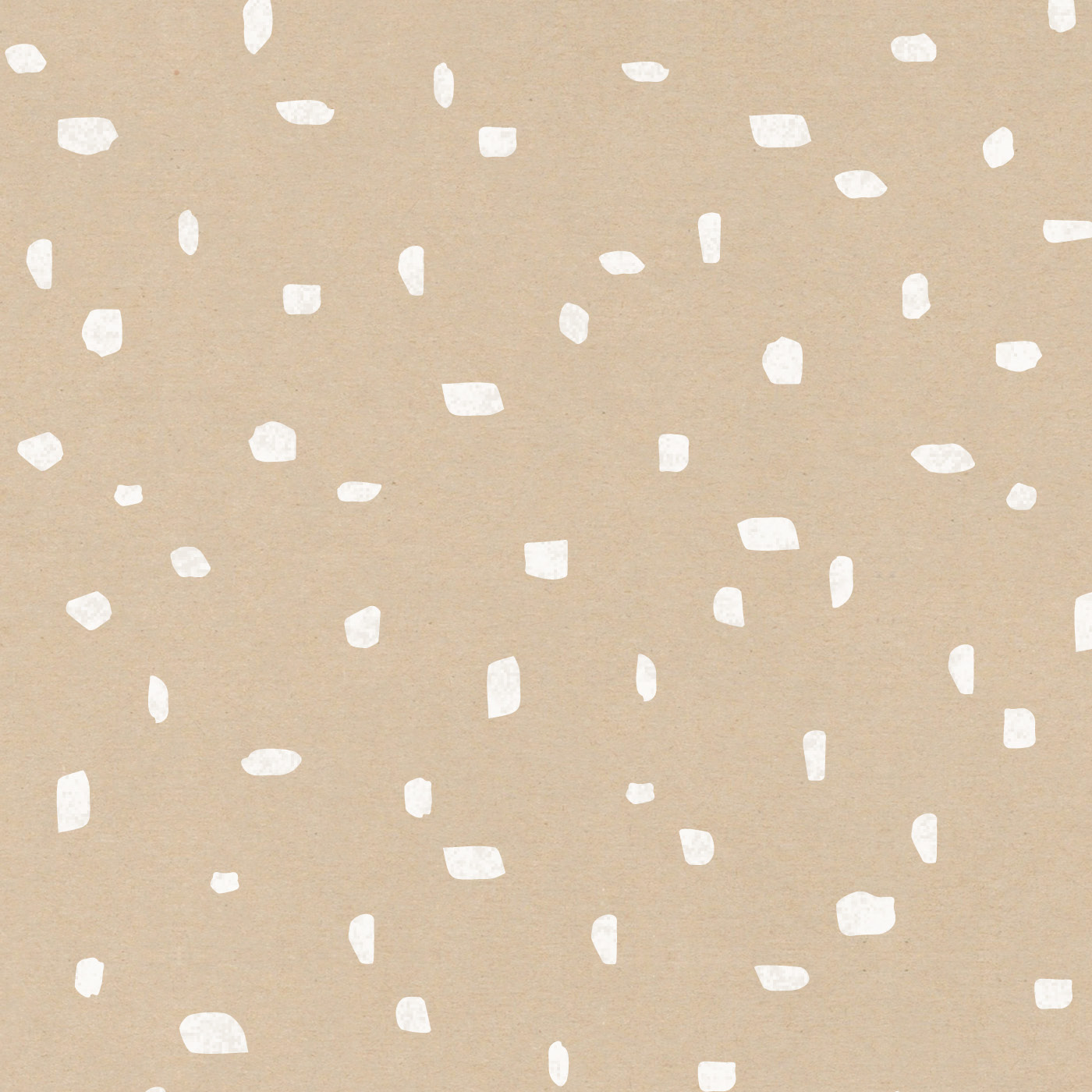 Cadeaupapier Minimal Dots kraft/wit | CollectivWarehouse