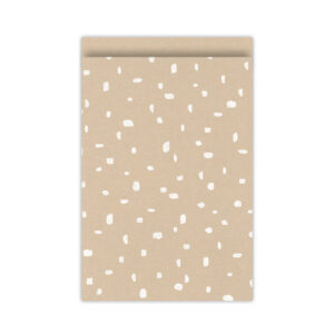 Cadeauzakjes Minimal Dots kraft/wit | CollectivWarehouse