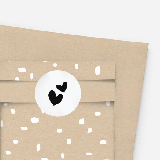 Cadeaupapier Minimal Dots kraft/wit | CollectivWarehouse