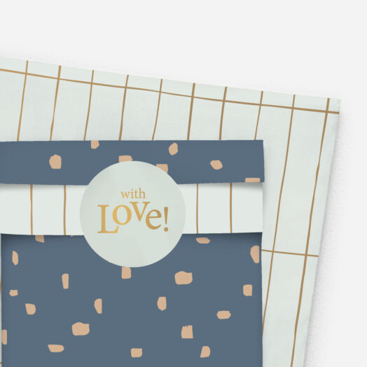 Cadeaupapier Minimal Dots cool | CollectivWarehouse