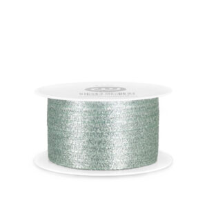 Satijnlint dubbelsatijn 5 mm mint glitter | CollectivWarehouse