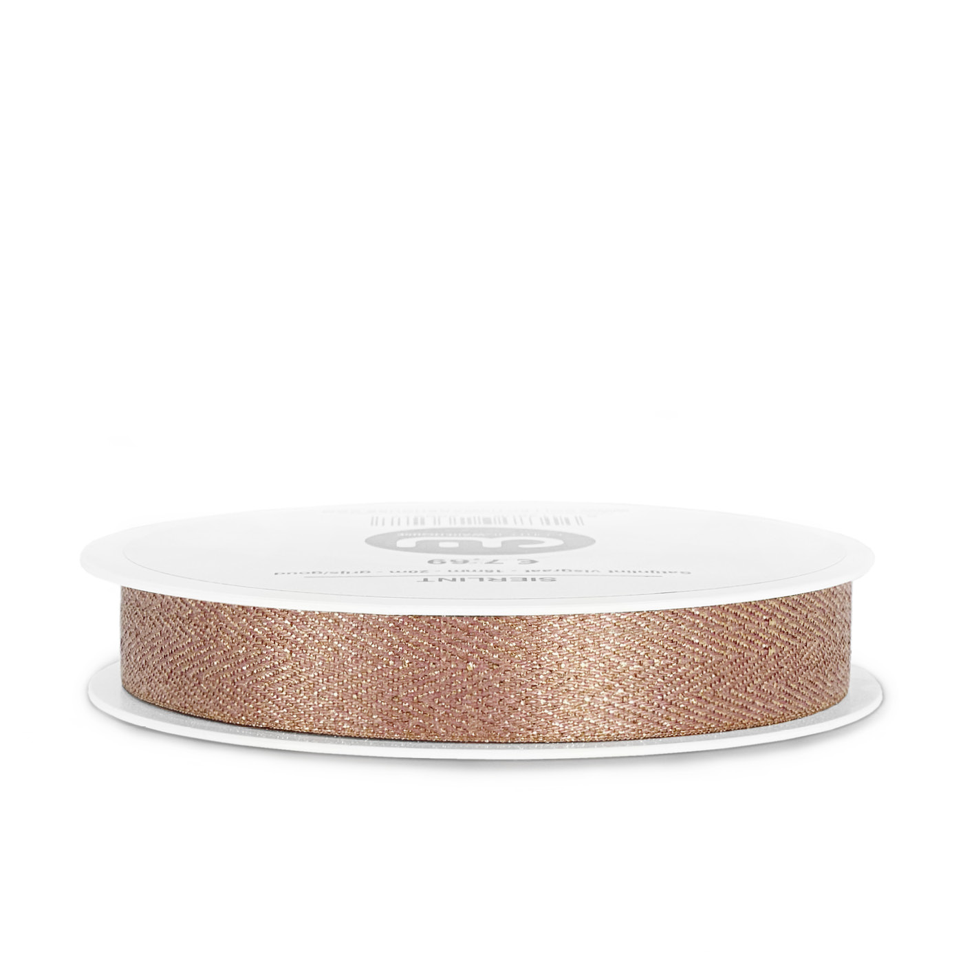 Satijnlint visgraat - 15mm - 20m | CollectivWarehouse