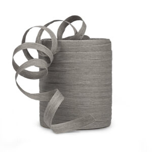 Composteerbaar ECO sierlint raffia grijs | CollectivWarehouse