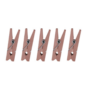 Houten mini knijpers 35mm roze | CollectivWarehouse