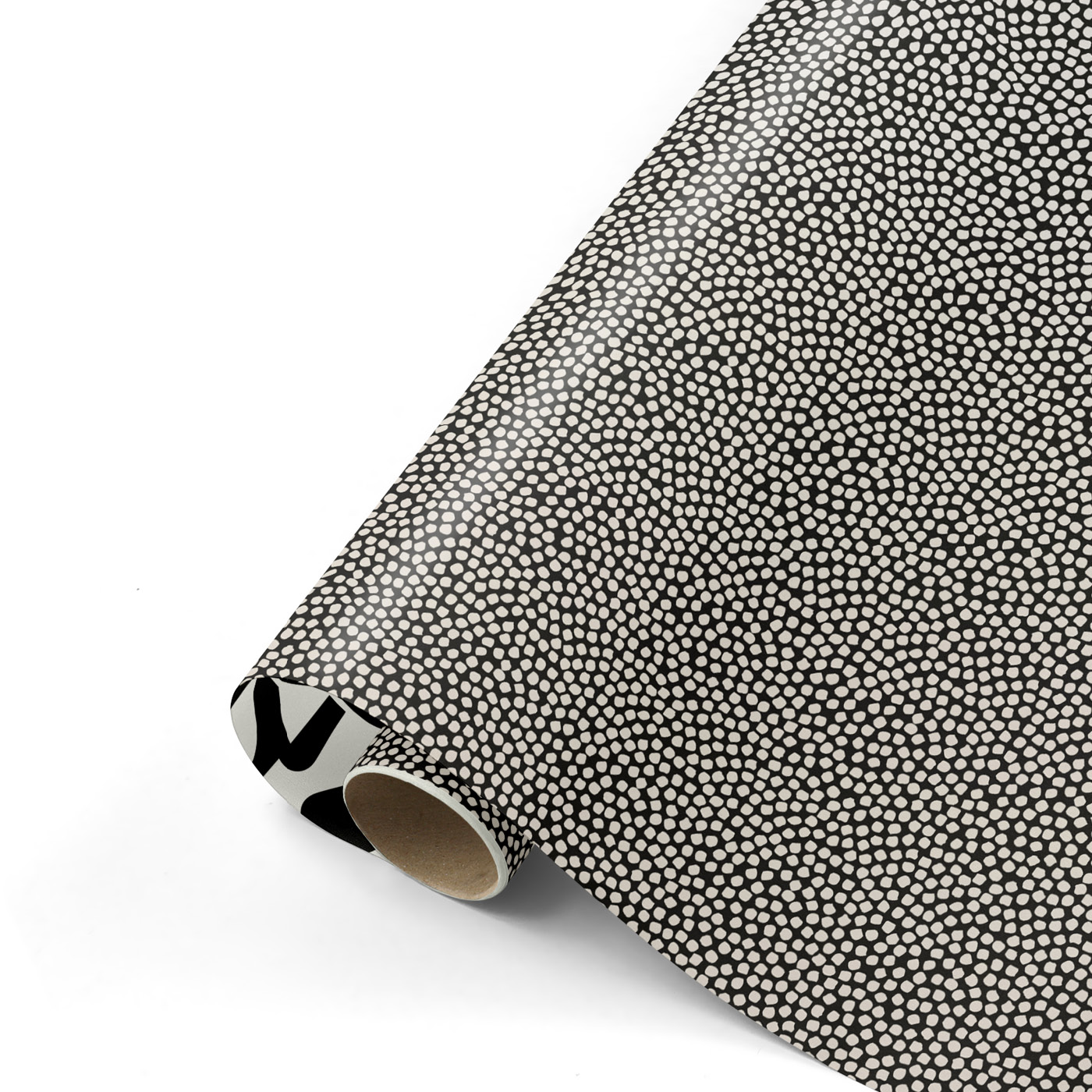 Cadeaupapier Cozy Cubes '23 zwart/champagne | CollectivWarehouse