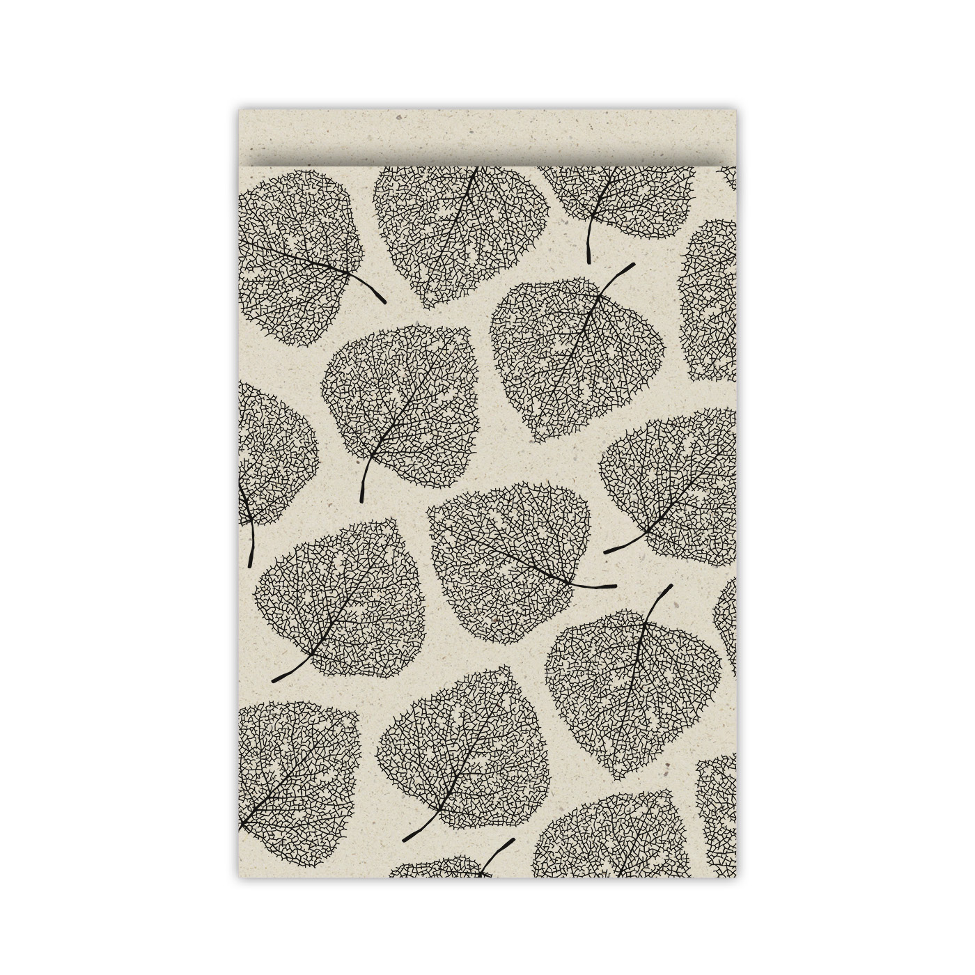 Cadeauzakjes Skeleton Leaves grass paper/zwart | CollectivWarehouse