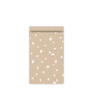 Cadeauzakjes Minimal Dots kraft/wit | CollectivWarehouse