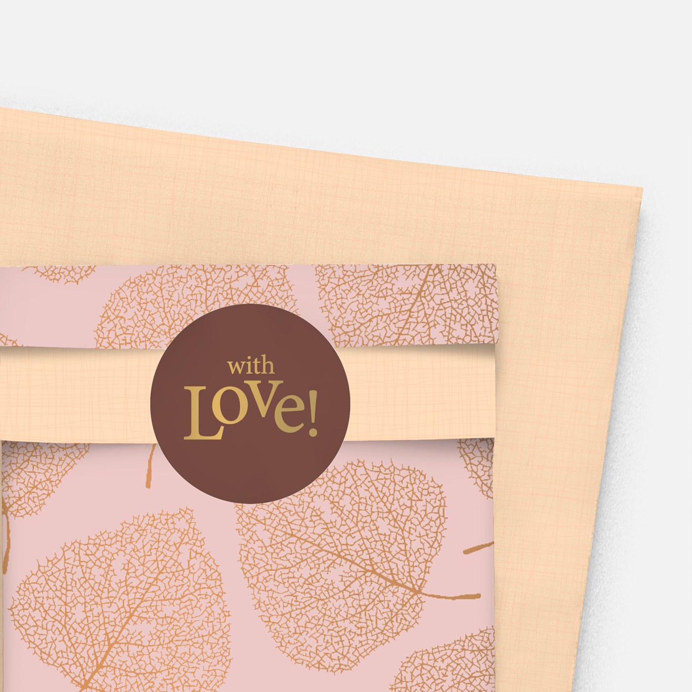 Cadeaupapier Skeleton Leaves warm | CollectivWarehouse