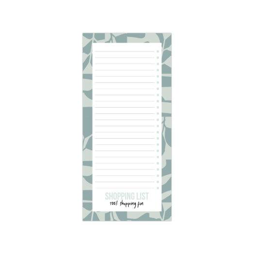 Checklist Abstract Botanics cool | Studio Stationery