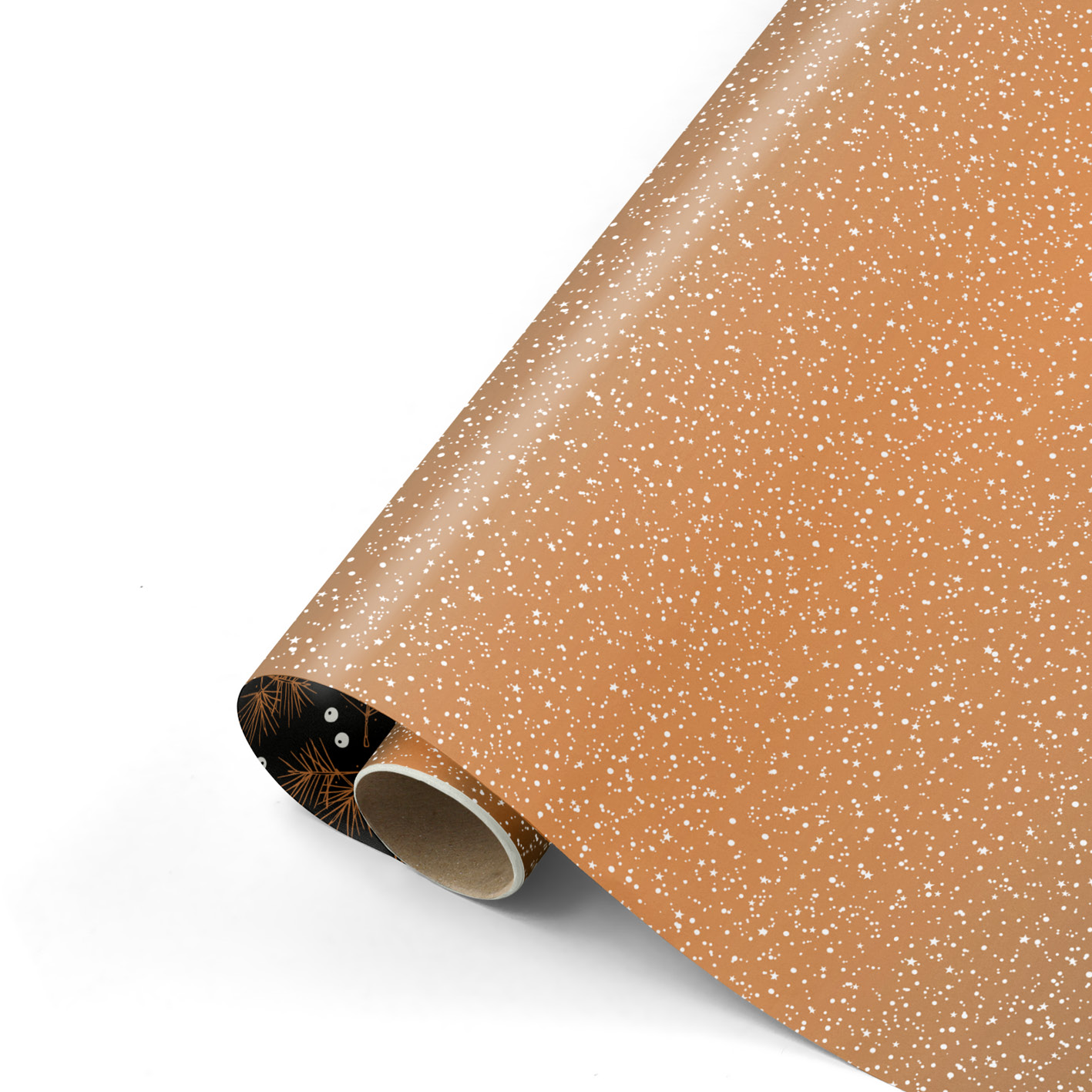 Cadeaupapier Twinkling Stars '23 brons | CollectivWarehouse