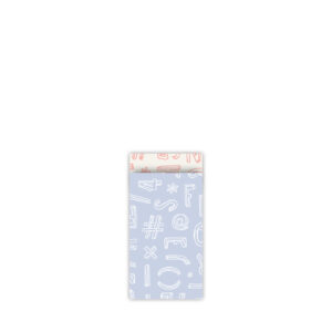 Cadeauzakjes Typo Graphic blauw/neon | CollectivWarehouse