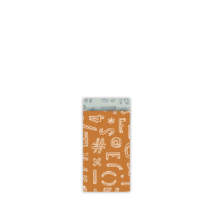 Cadeauzakjes Typo Graphic roest/wit | CollectivWarehouse