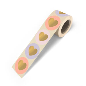 Cadeaustickers Lovely hearts Party '23 warm | CollectivWarehouse
