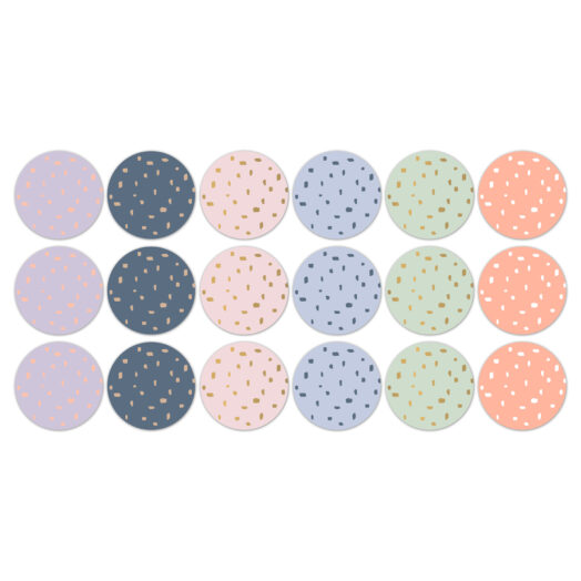 Cadeaustickers Minimal Dots multicolor | CollectivWarehouse