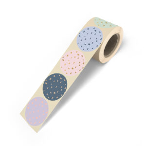Cadeaustickers Minimal Dots multicolor | CollectivWarehouse