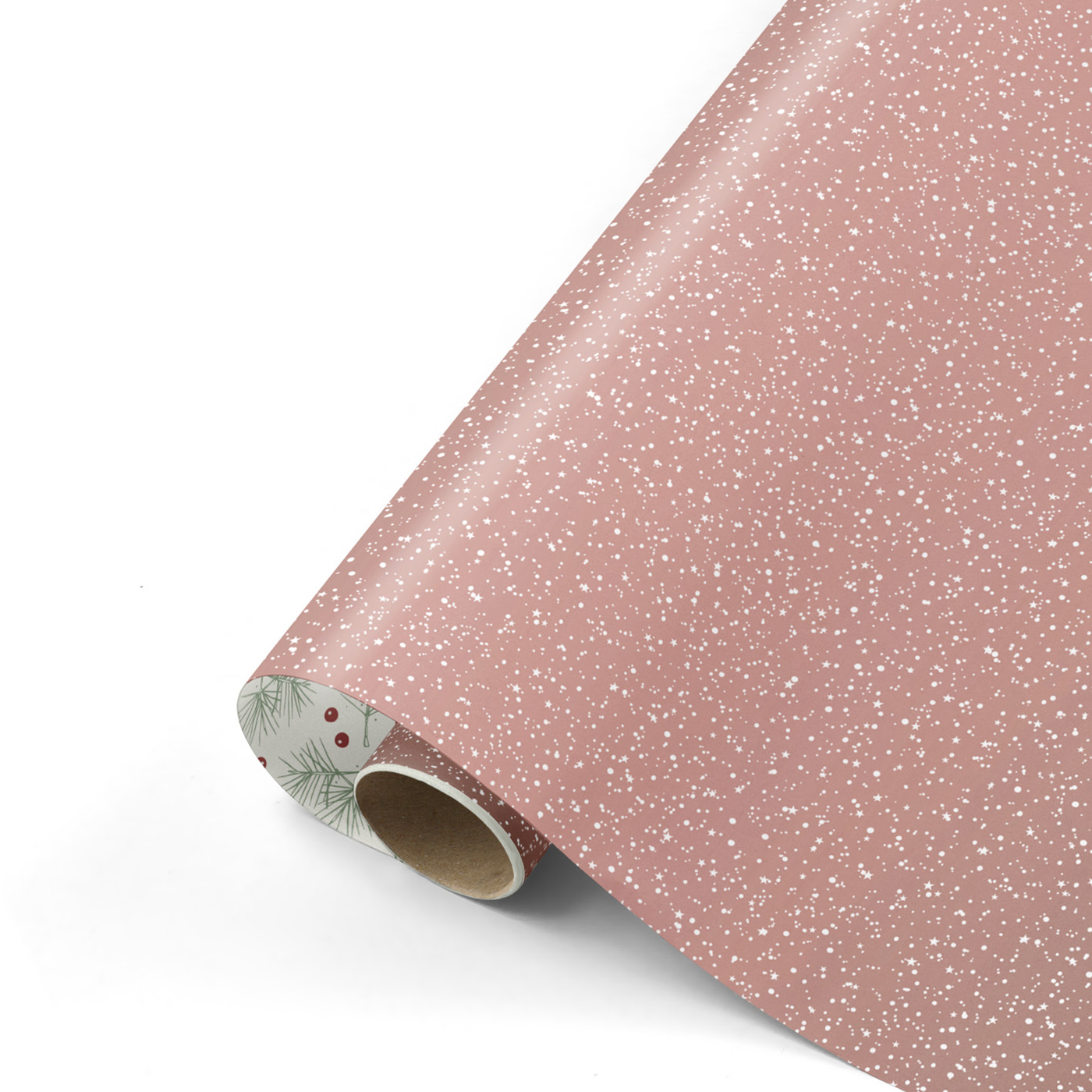 Cadeaupapier Twinkling Stars '23 rosegoud | CollectivWarehouse