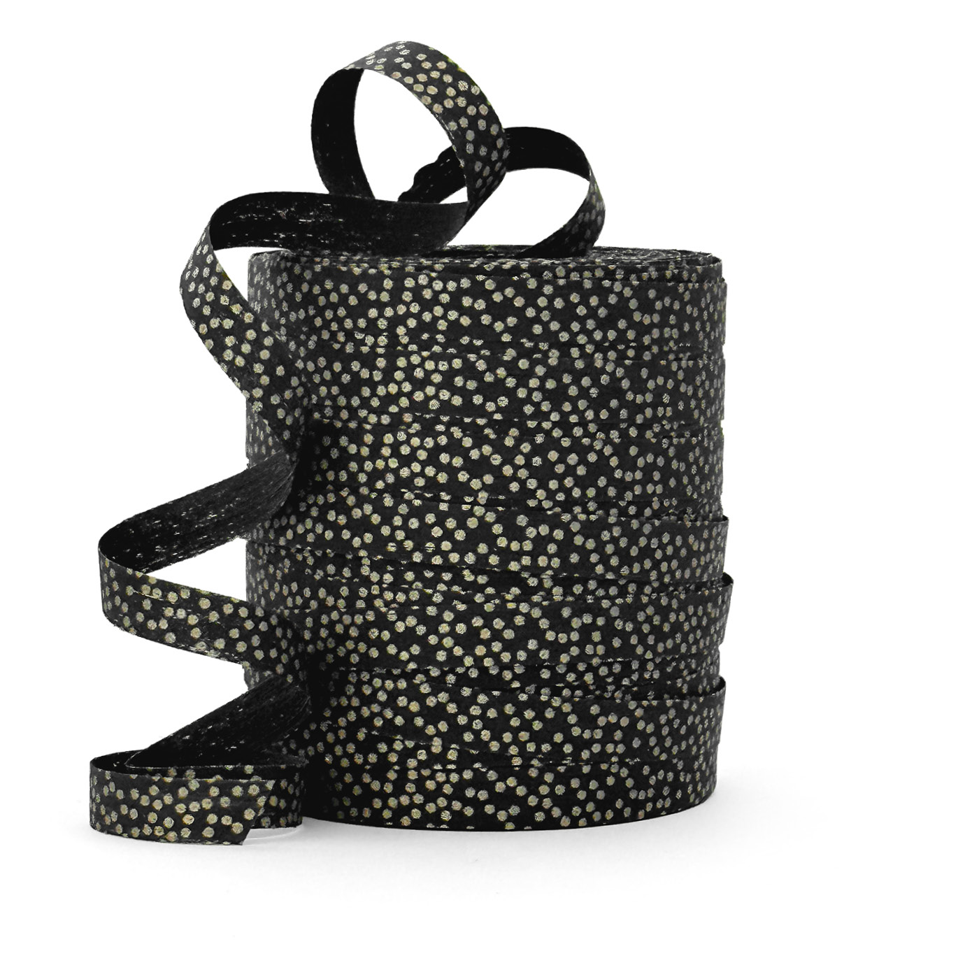 Composteerbaar ECO sierlint raffia zwart/goud | CollectivWarehouse