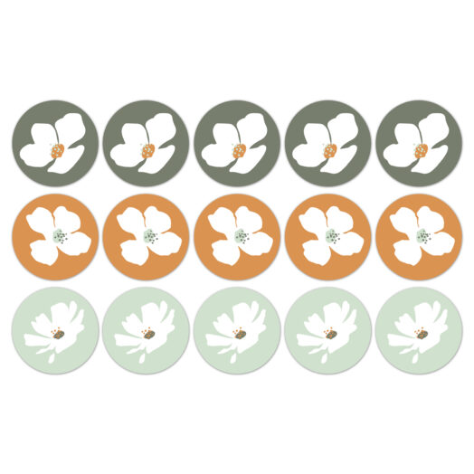 Cadeaustickers Fresh Flowers natural | CollectivWarehouse
