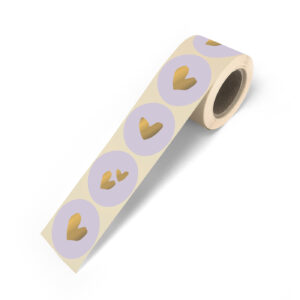 Cadeaustickers Solo Hearts lila | CollectivWarehouse