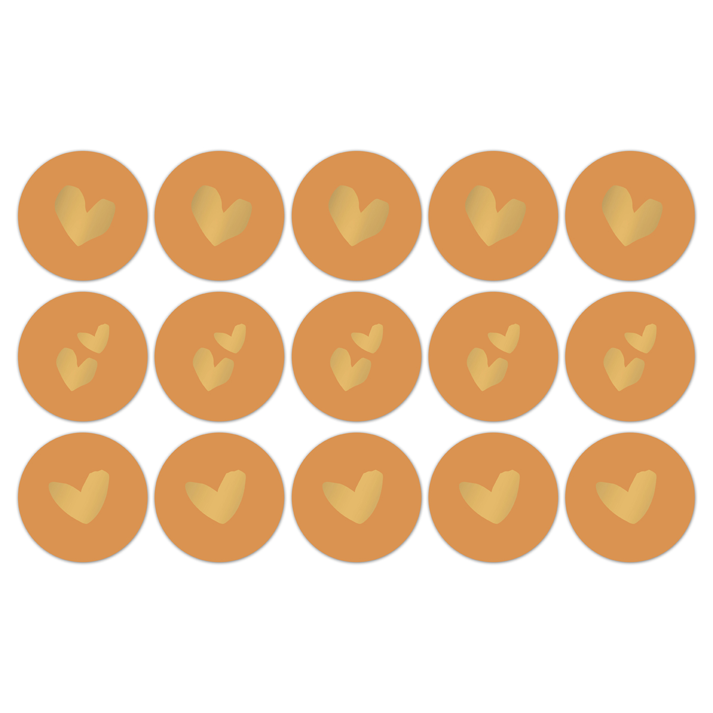 Cadeaustickers Solo Hearts roest | CollectivWarehouse