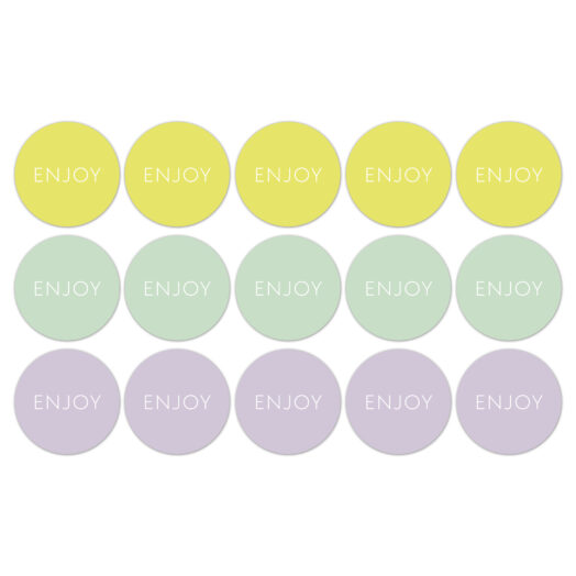 Cadeaustickers Spring '24 enjoy | CollectivWarehouse