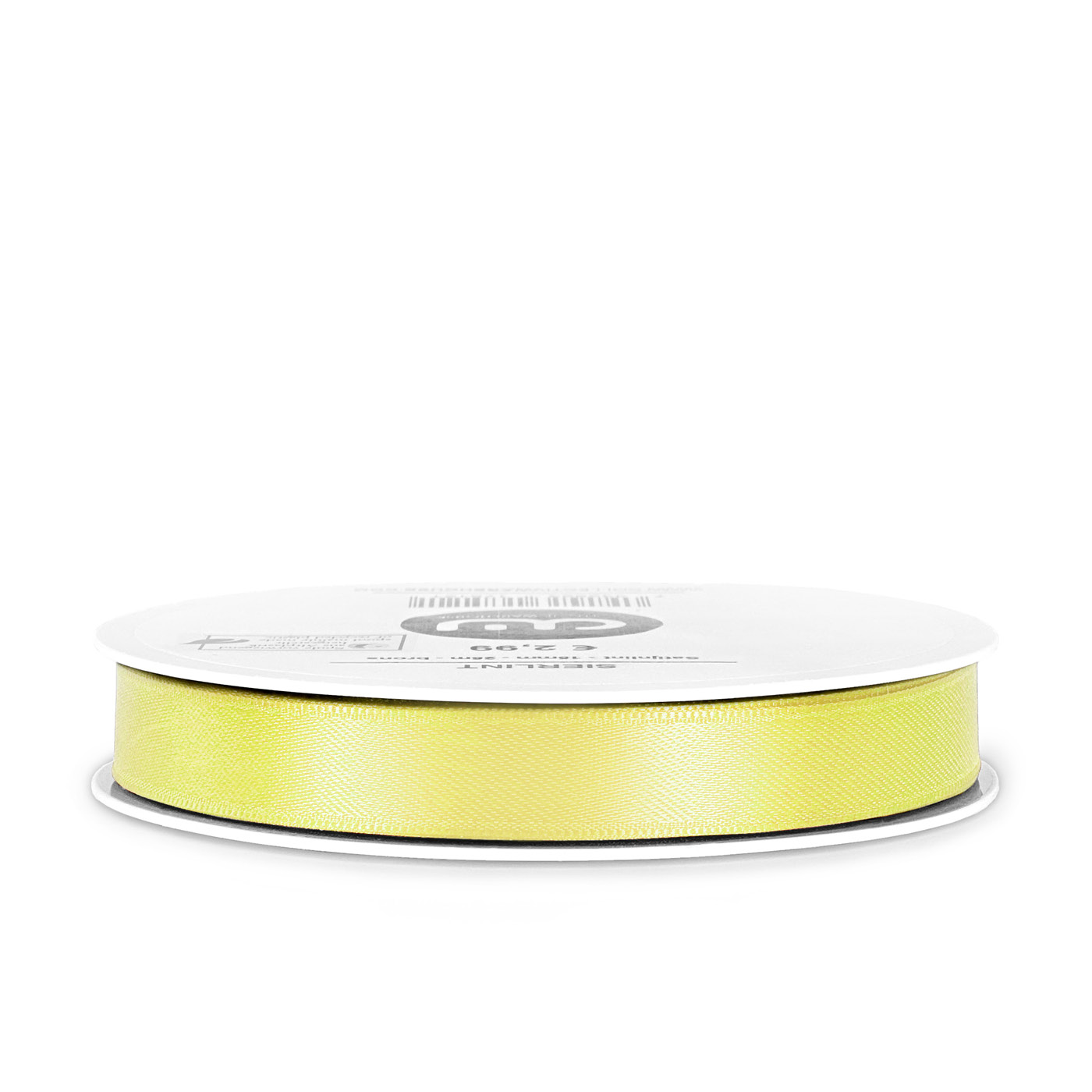 Satijnlint zachtgeel 15 mm | CollectivWarehouse