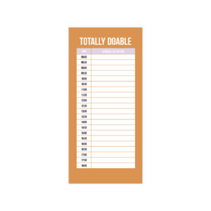 Checklist Totally Doable roest/lila | CollectivWarehouse