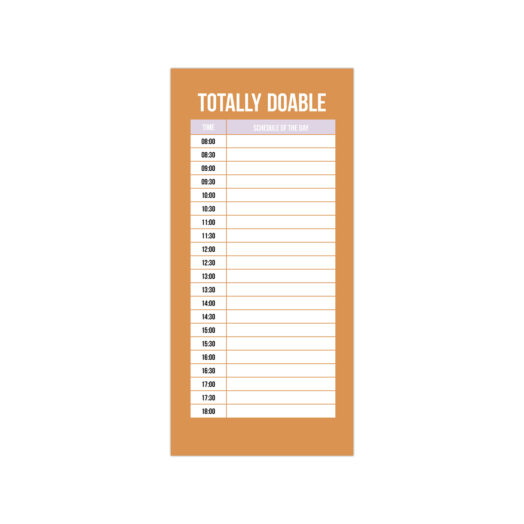 Checklist Totally Doable roest/lila | CollectivWarehouse