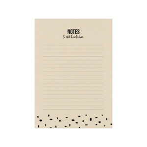 A6 Noteblock Recycled notes Minimal Dots | CollectivWarehouse