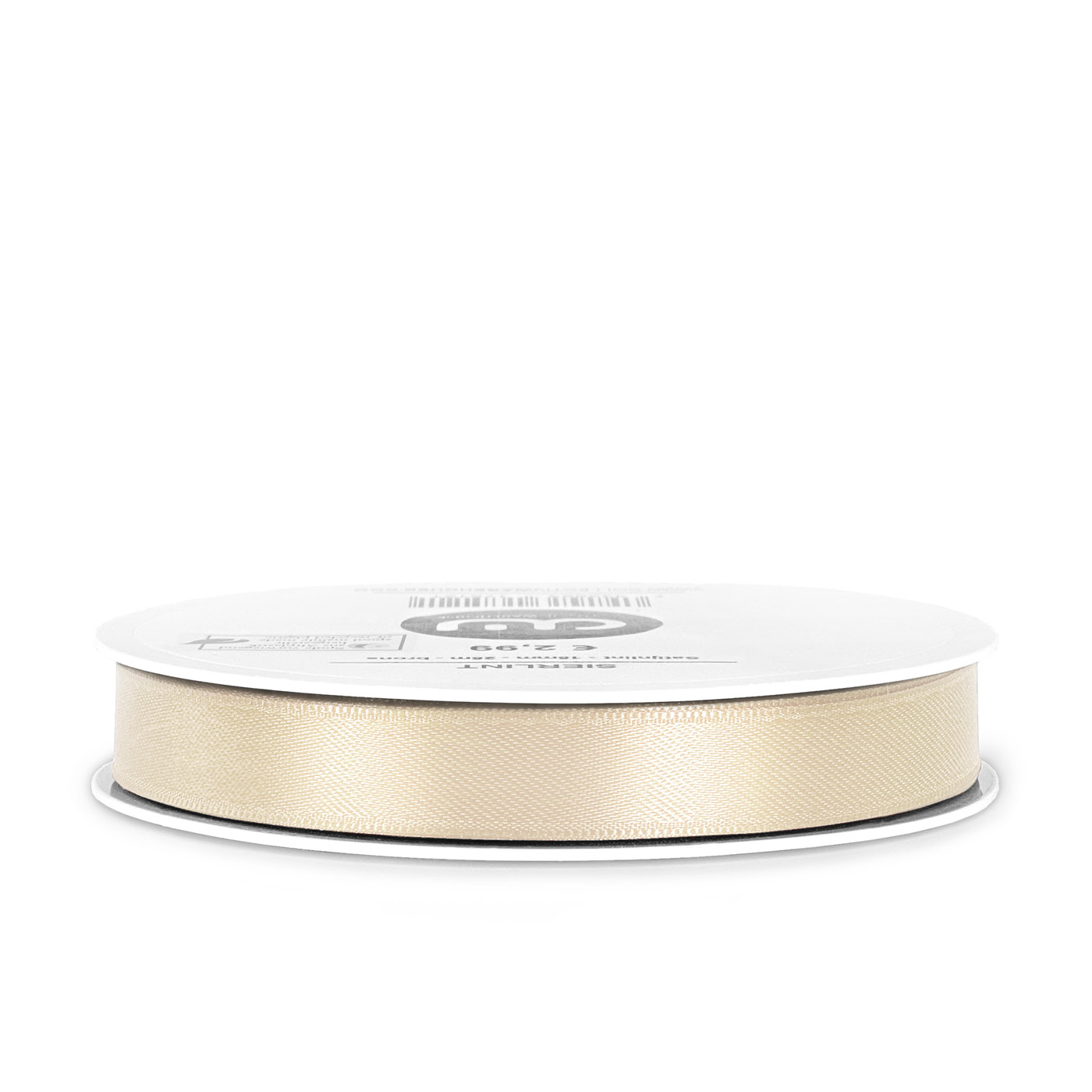 Satijnlint creme 15 mm | CollectivWarehouse