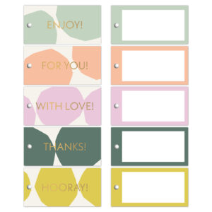 Cadeaulabels Sculpted Dots | CollectivWarehouse