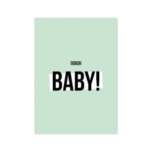 Kaart Ooooh Baby Boy, per 10 stuks