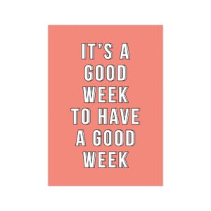 Kaart Have A Good Week, per 5 stuks