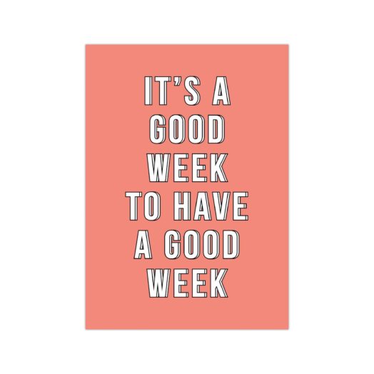 Kaart Have A Good Week, per 5 stuks