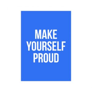 Kaart Make Yourself Proud, per 5 stuks