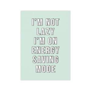 Kaart Energy Saving Mode, per 5 stuks