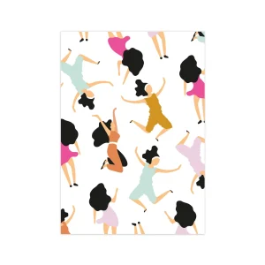 Kaart Dancing Queens, per 10 stuks