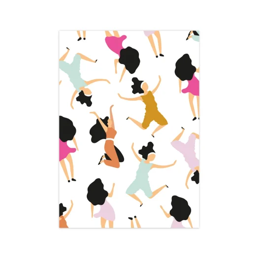 Kaart Dancing Queens, per 10 stuks