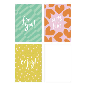 Spring '25 minikaartjes - Mix 30 stuks - retro